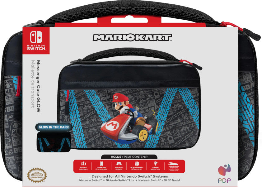 Funda Pdp Messenger Case Mario Kart Glow In The Dark ( NINTENDO SWITCH - ) Funda Pdp Messenger Case Mario Kart Glow In The Dark ( NINTENDO SWITCH - )